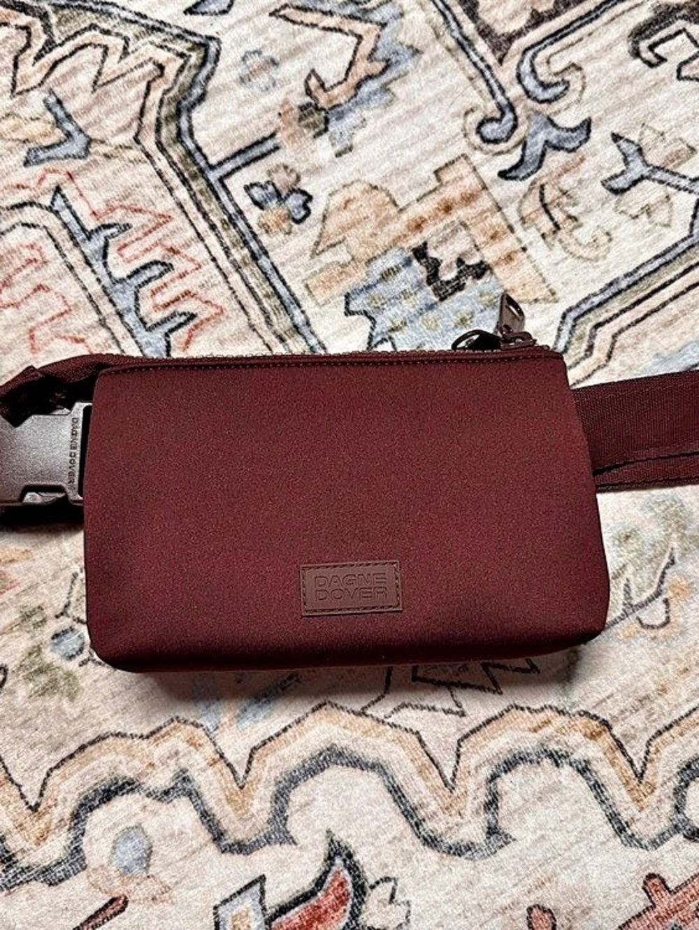 Dagne Dover Ace Fanny Pack Burgundy Crossbody Belt Bag